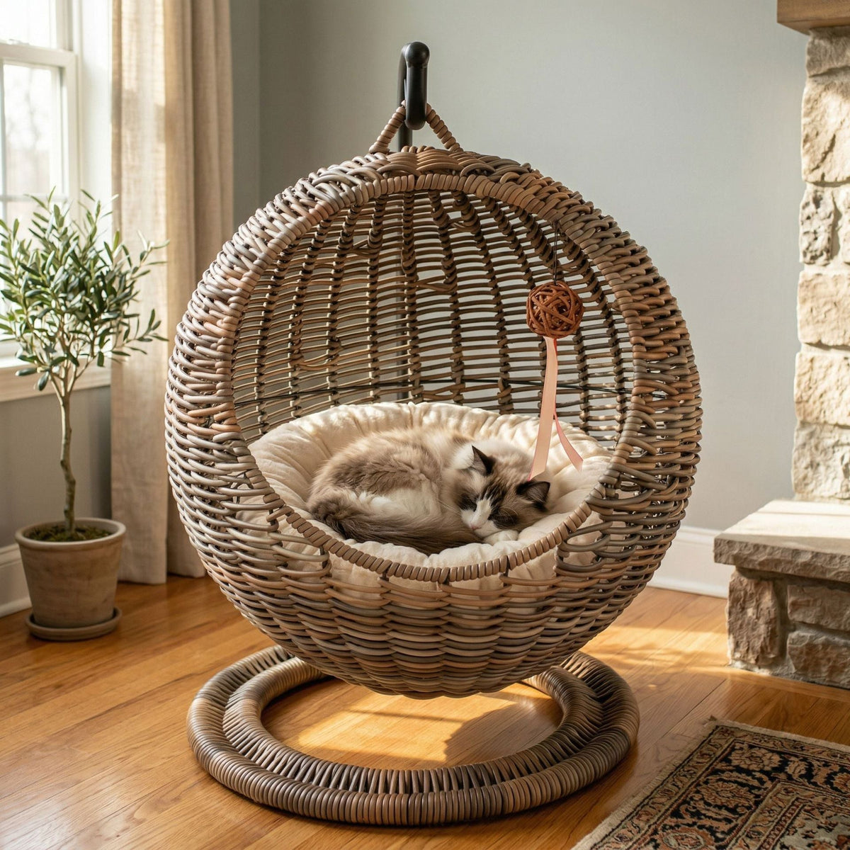 Hanging Basket with Comfortable Padding | High & Bury