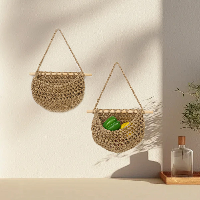 Hanging Crochet Storage Baskets | High & Bury