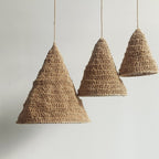Hanging Lamp Beige Gray | High & Bury