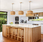 Hanging Light made of Braided Material | High & Bury