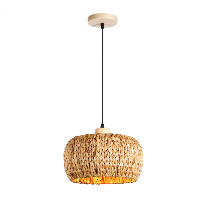Hanging Light made of Braided Material | High & Bury