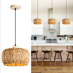 Hanging Light made of Braided Material | High & Bury