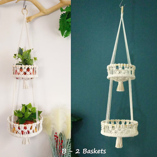 Hanging Macrame Plant Holder | High & Bury