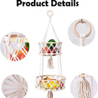 Hanging Macrame Plant Holder | High & Bury