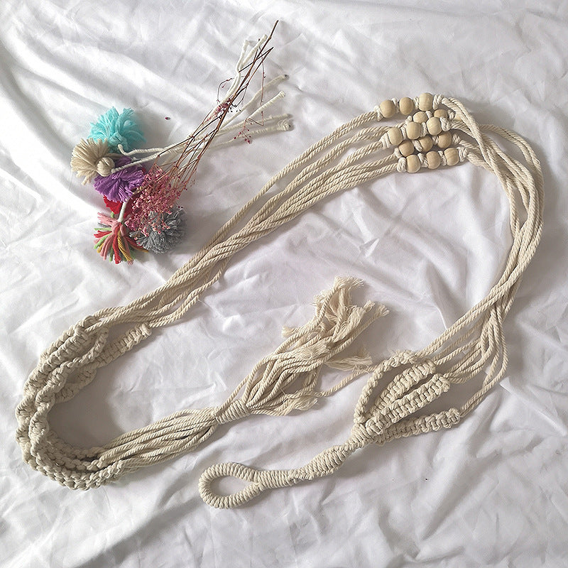 Hanging Macrame Shelf | High & Bury