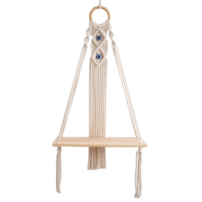 Hanging Macrame Shelf Organizer | High & Bury