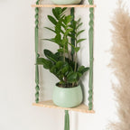 Hanging Plant Holder Green Triangle | High & Bury