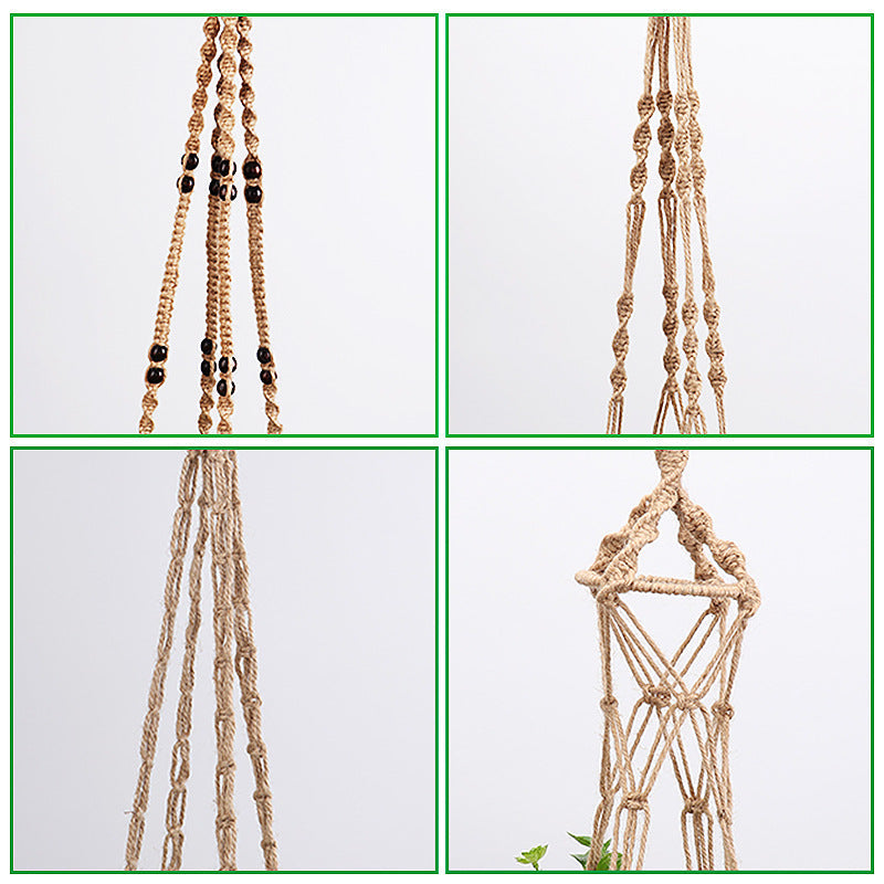 Hanging Plant Holder Jute Tape | High & Bury