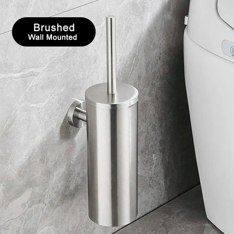 Hanging Stainless Steel Toilet Brush and Holder for Bathroom Use, view 14