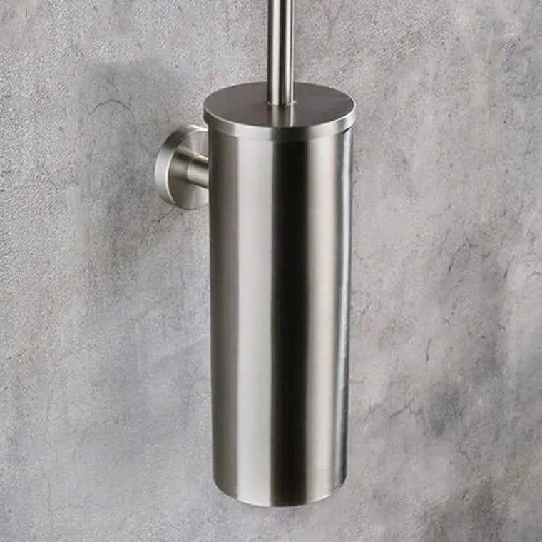 Hanging Stainless Steel Toilet Brush and Holder for Bathroom Use, view 3