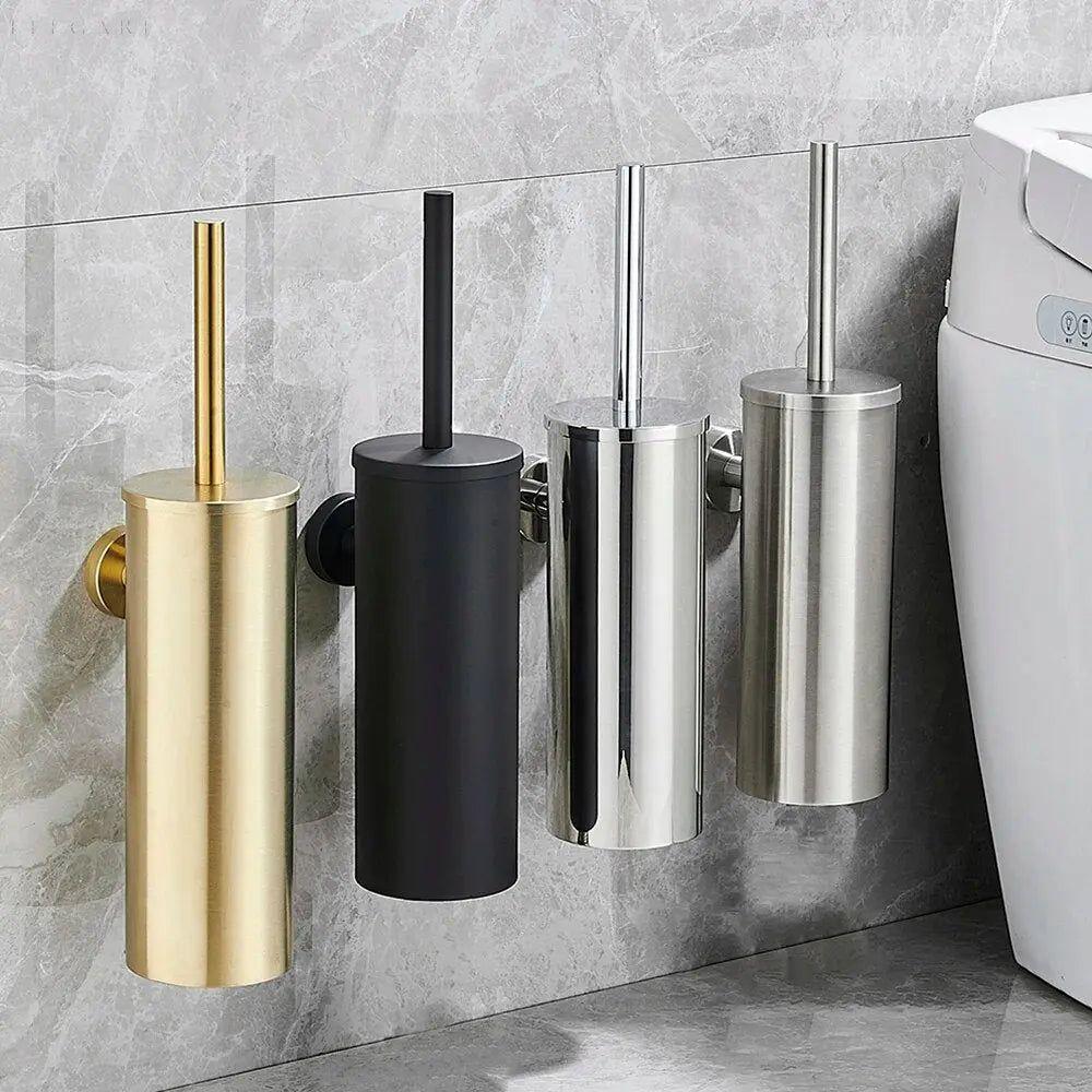 Hanging Stainless Steel Toilet Brush and Holder for Bathroom Use, view 4