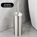 Hanging Stainless Steel Toilet Brush and Holder for Bathroom Use