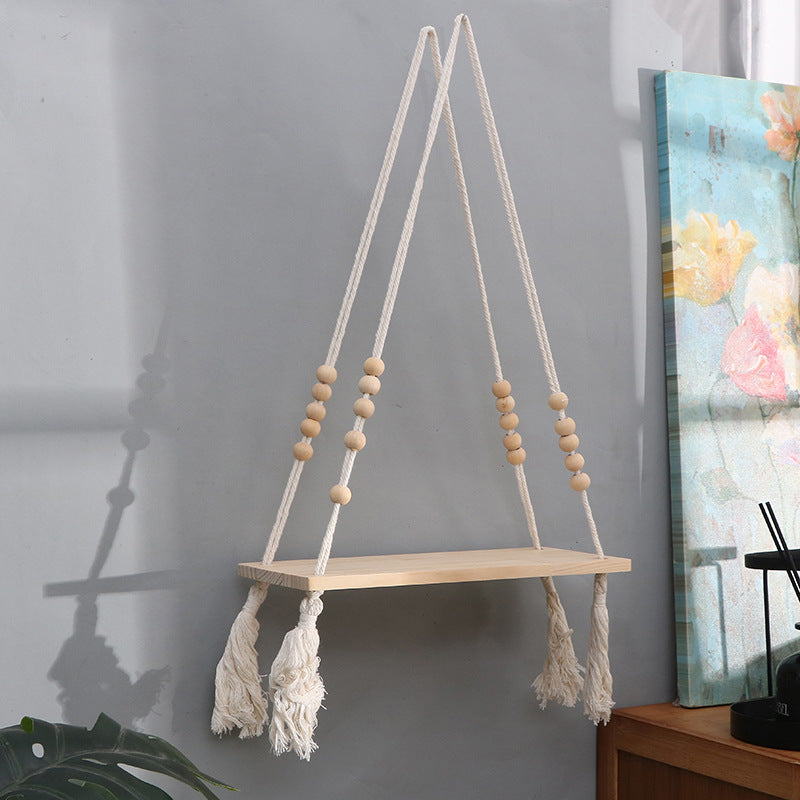 Hanging Wooden Shelf | High & Bury