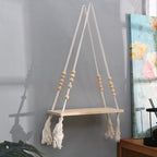 Hanging Wooden Shelf | High & Bury