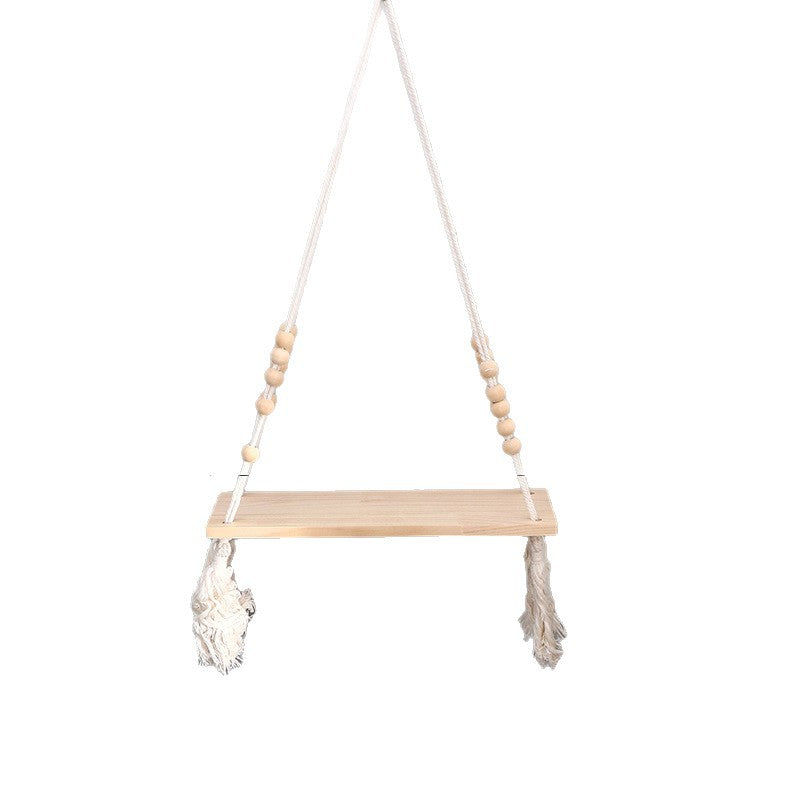 Hanging Wooden Shelf | High & Bury