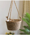 Hanging Woven Storage Basket | High & Bury