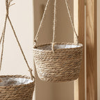 Hanging Woven Storage Basket | High & Bury