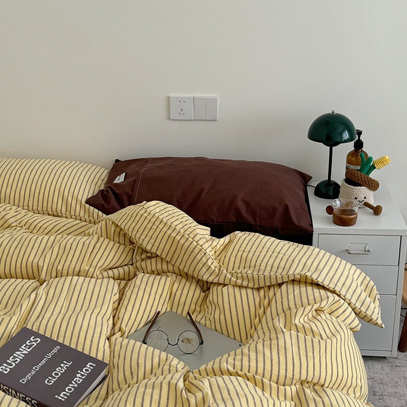 Harnella Bedding Set - 100% Cotton - Green