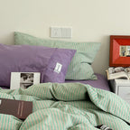 Harnella Bedding Set - 100% Cotton - Green