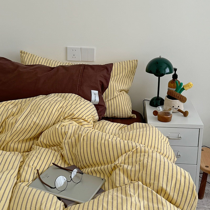 Harnella Bedding Set - 100% Cotton - Green