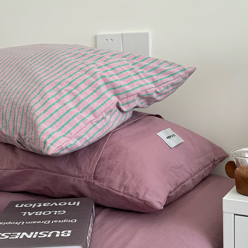 Harnella Bedding Set - 100% Cotton - Green