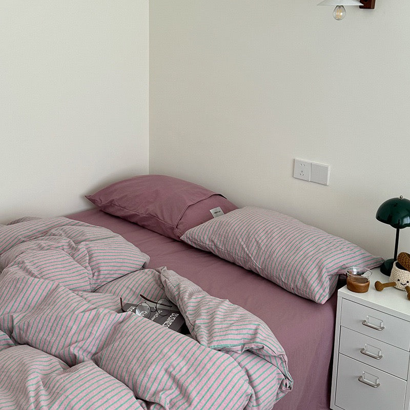 Harnella Bedding Set - 100% Cotton - Green