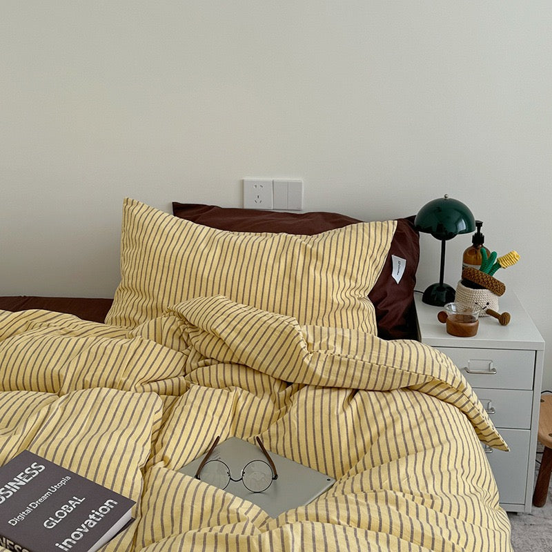 Harnella Bedding Set - 100% Cotton - Green
