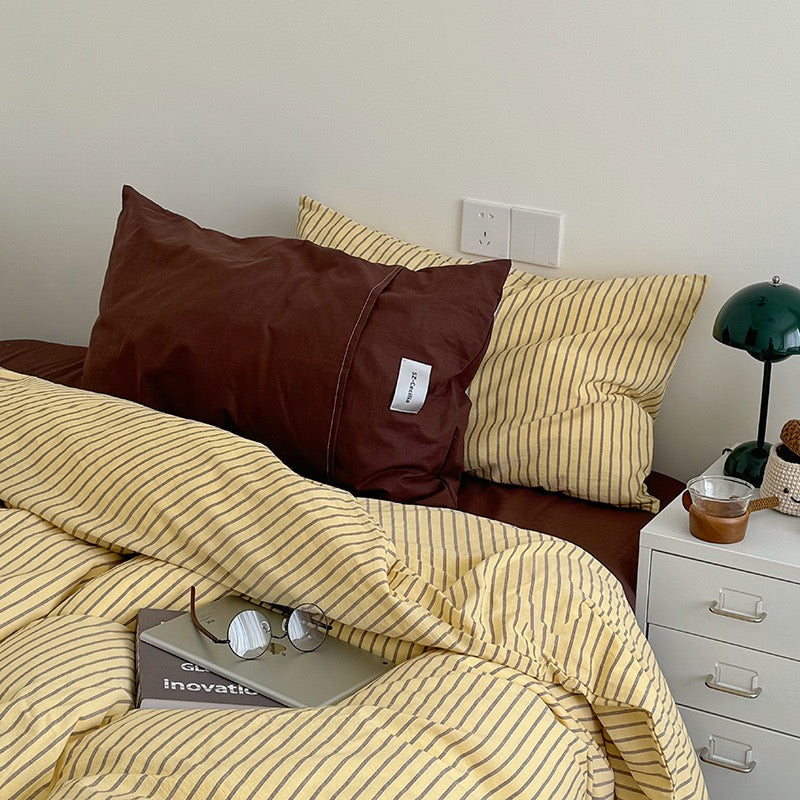 Harnella Bedding Set - 100% Cotton - Green