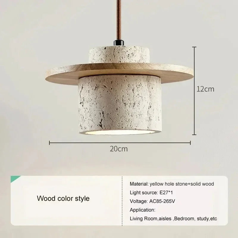 Hartcrest Travertine Pendant Lamp