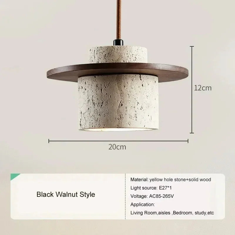 Hartcrest Travertine Pendant Lamp