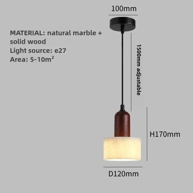 Hartwood Marble Pendant Light
