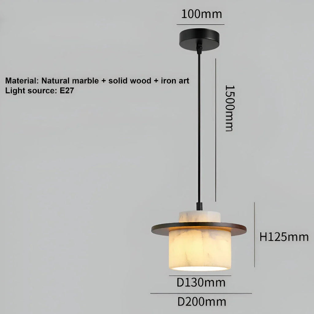 Hartwood Marble Pendant Light