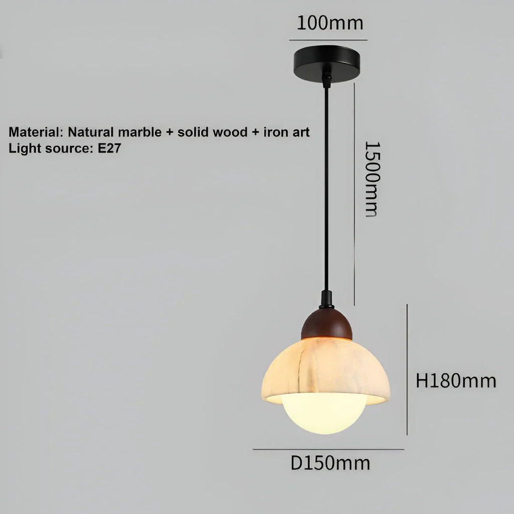 Hartwood Marble Pendant Light