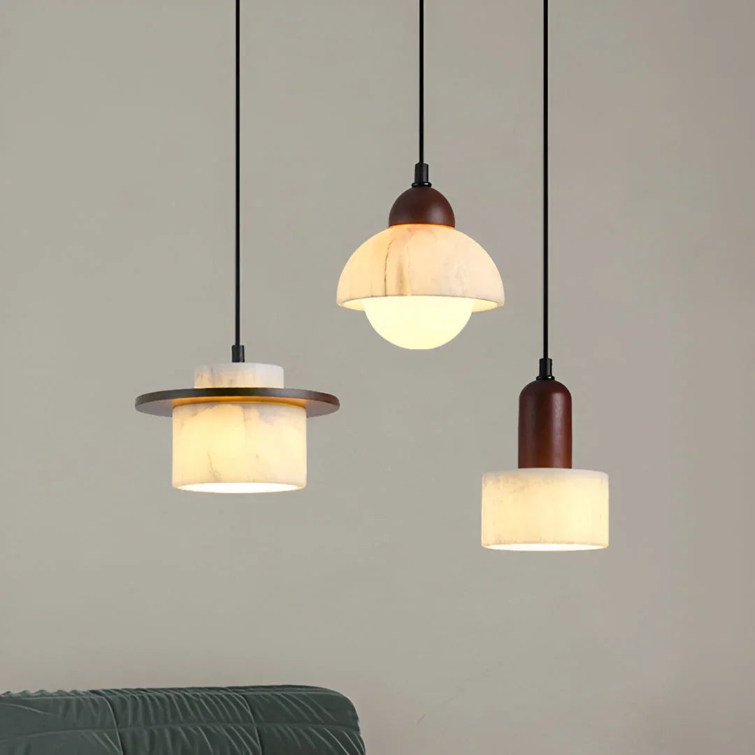 Hartwood Marble Pendant Light