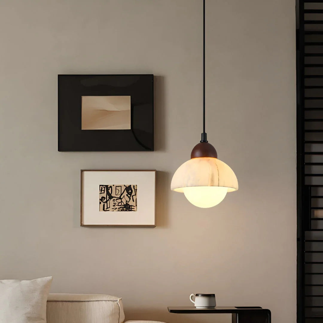Hartwood Marble Pendant Light