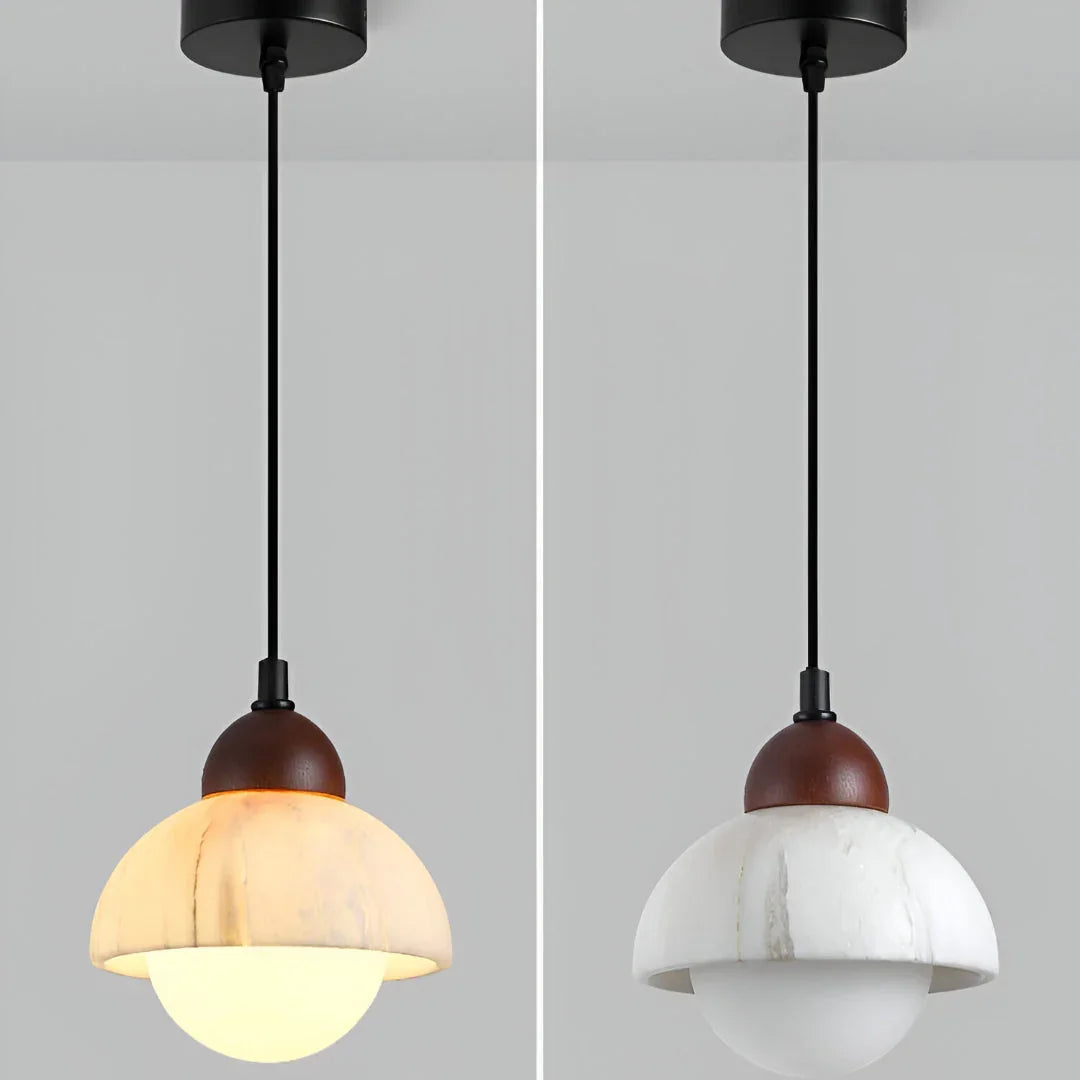 Hartwood Marble Pendant Light