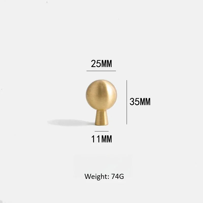 Hazelvale Brass Cabinet Knobs & Handles
