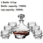Hazelwood Crystal Glass Wine Set