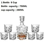 Hazelwood Crystal Glass Wine Set