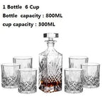 Hazelwood Crystal Glass Wine Set