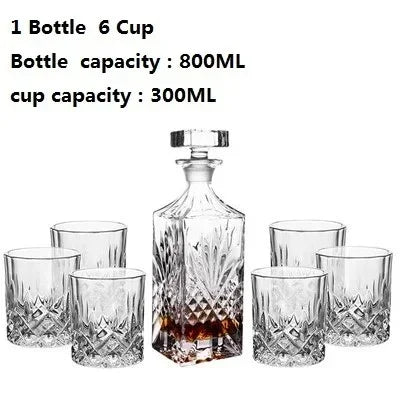 Hazelwood Crystal Glass Wine Set