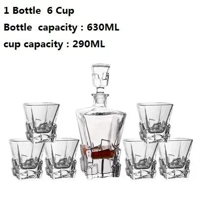 Hazelwood Crystal Glass Wine Set