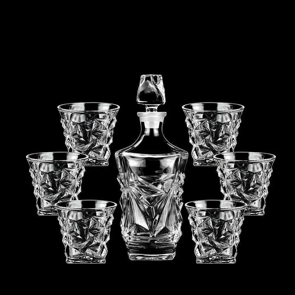 Hazelwood Crystal Glass Wine Set