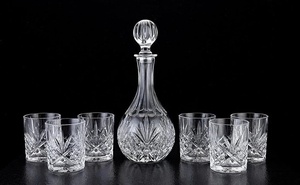 Hazelwood Crystal Glass Wine Set