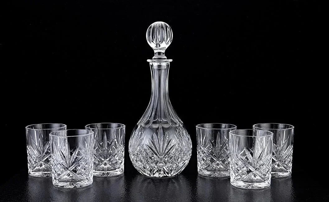 Hazelwood Crystal Glass Wine Set