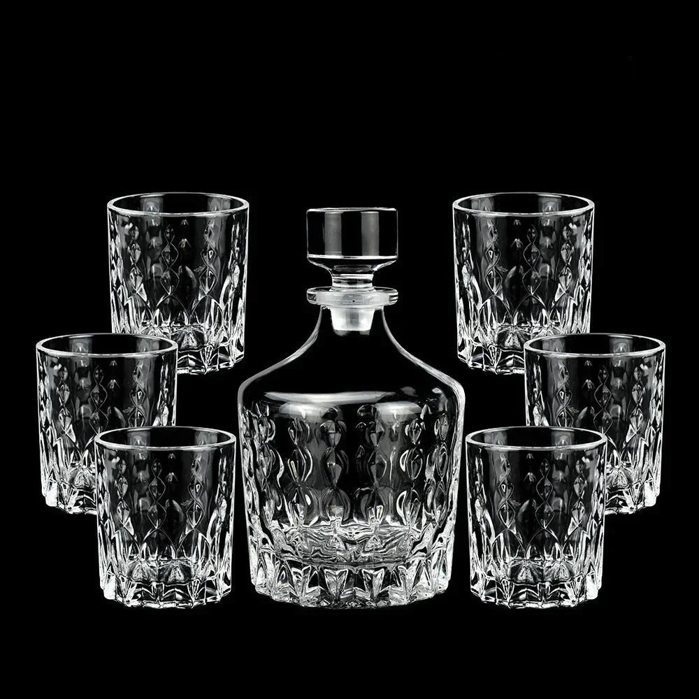 Hazelwood Crystal Glass Wine Set