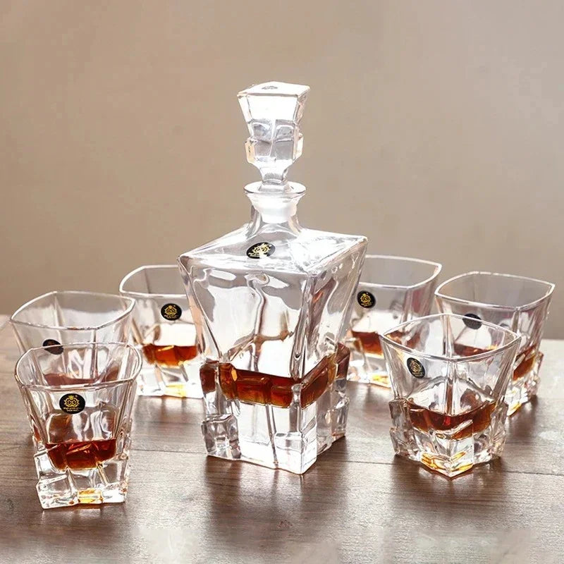 Hazelwood Crystal Glass Wine Set