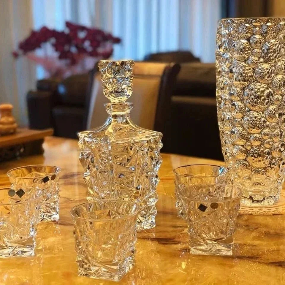 Hazelwood Crystal Glass Wine Set