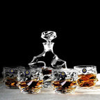 Hazelwood Crystal Glass Wine Set
