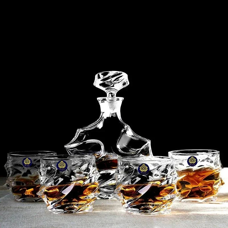Hazelwood Crystal Glass Wine Set